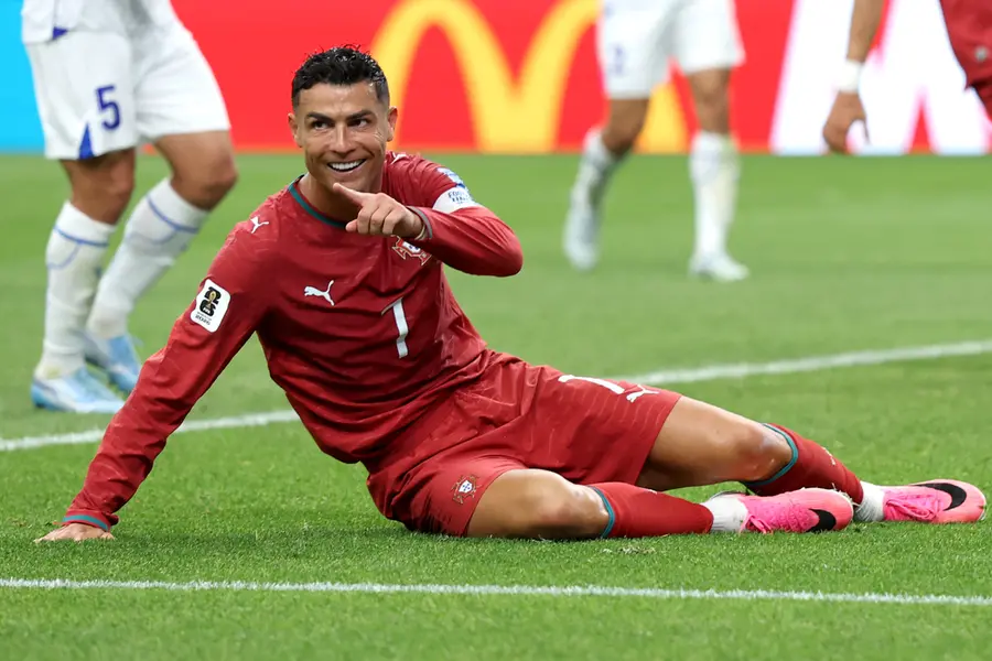 Ronaldo during the FIFA World Cup 2026 Group K match between Portugal and UzbekistaN