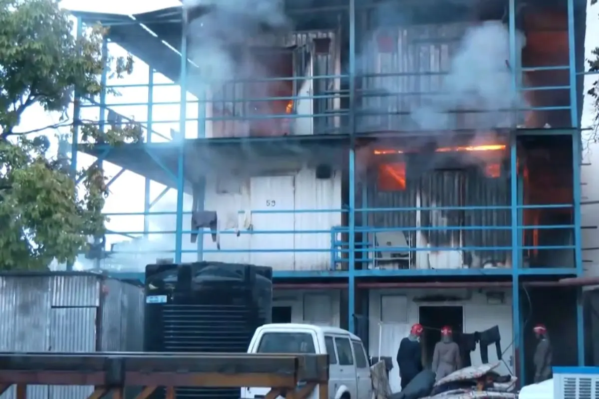 Visuals from the incident (Screengrab: IANS)