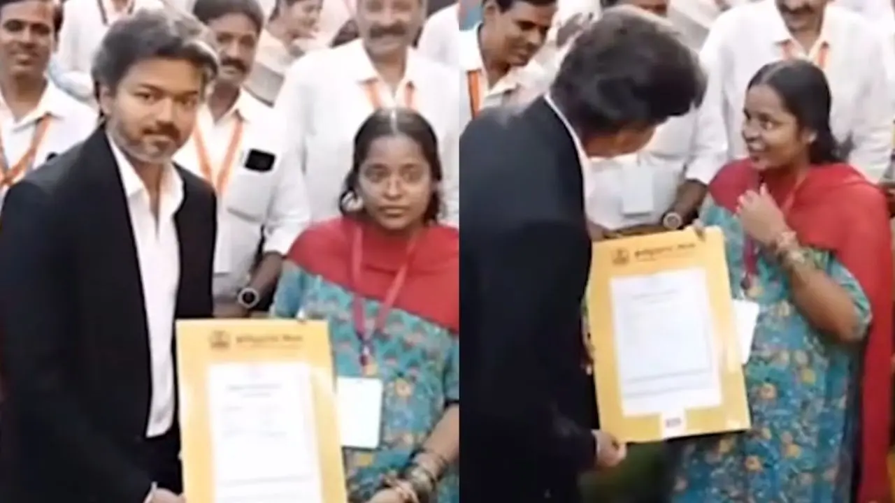 സി. ജോസഫ് വിജയ് അക്ഷയലക്ഷ്മിക്കൊപ്പം | Image credit: @georgeviews X