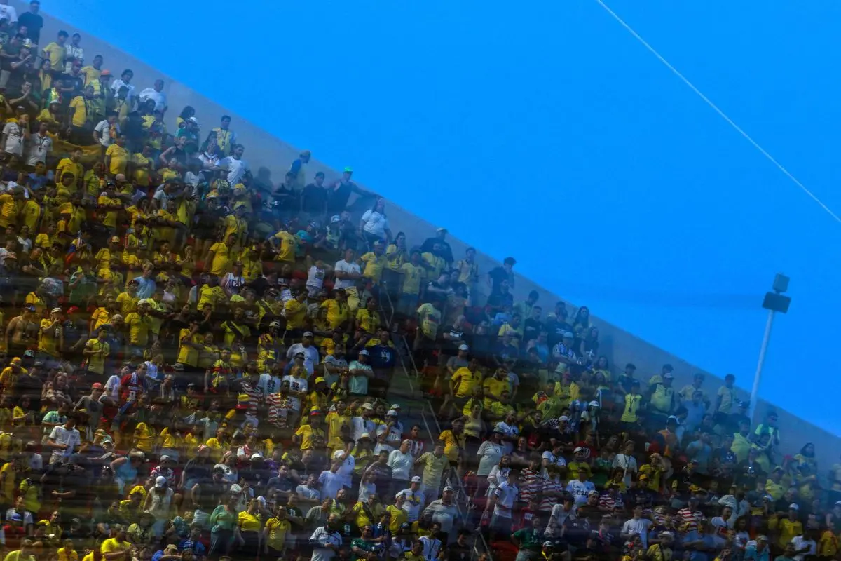 An alternative view of the crowd during the FIFA World Cup 2026 Group E match between Ecuador and Curacao at Kansas City Stadium on June 20, 2026 in Kansas City, United States (Photo: AFP)