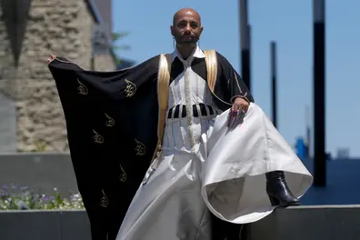 LOVE IS THE GOAL: Dr Nas scores an equality triumph over Qatar tyranny with pride protest