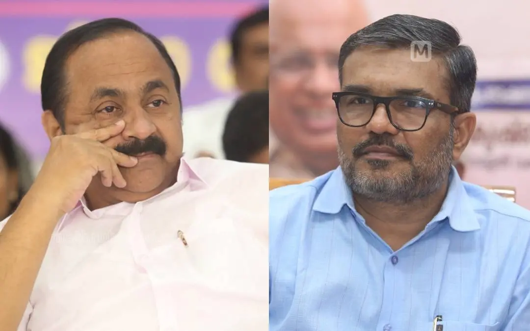 വി.ഡി. സതീശന്‍, എം.ബി. രാജേഷ്‌ | Photo: Mathrubhumi