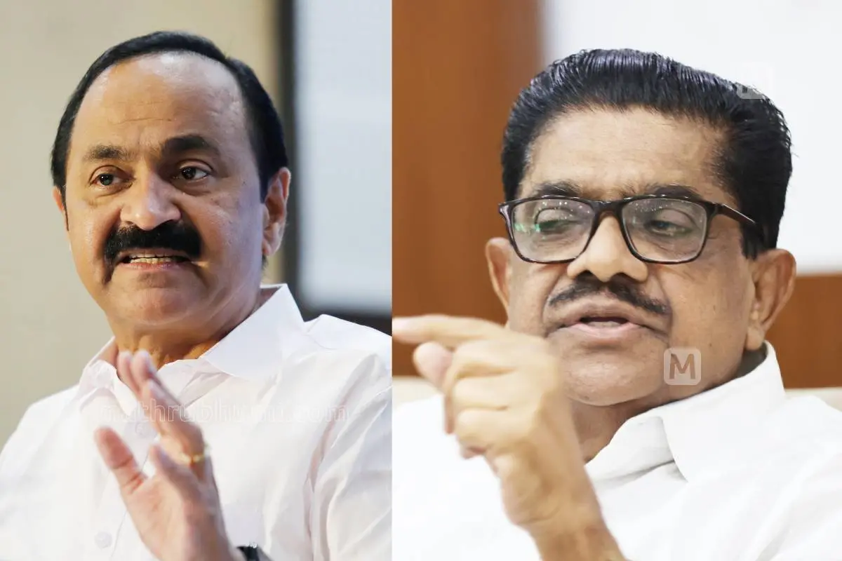 വി.ഡി.സതീശന്, വി.എം.സുധീരന് |ഫോട്ടോ:മാതൃഭൂമി