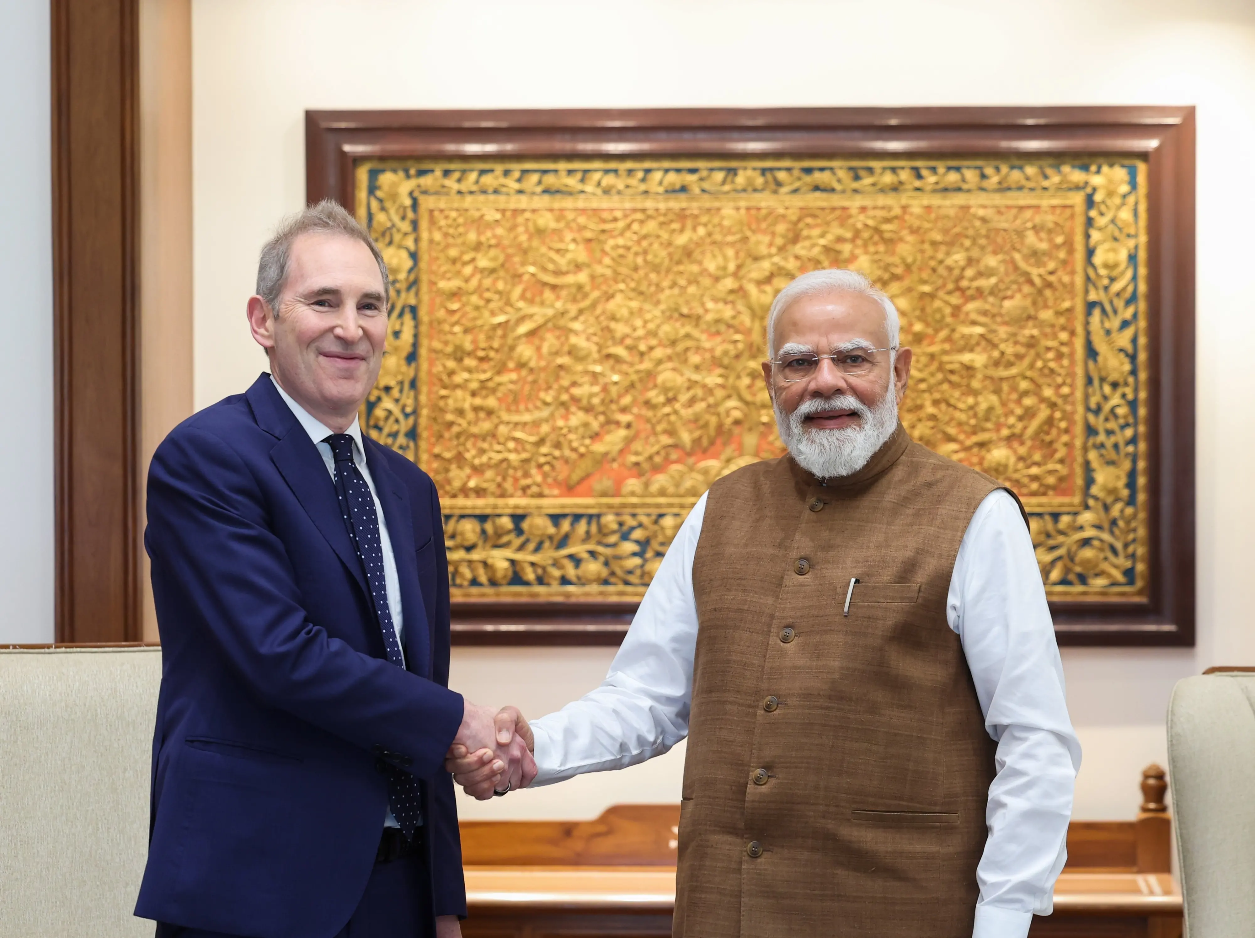 Amazon CEO Andy Jassy with Prime Minister Narendra Modi