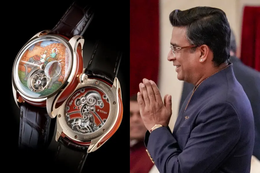 Actor R Madhavan Wears Luxury Titan Watch Worth Forty Lakhs At Padma Shri Ceremony