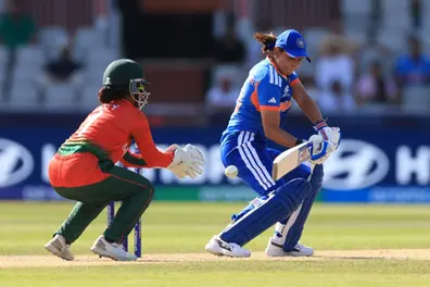 Women’s T20 World Cup: India keep semifinal hopes alive with 5-wicket win over Bangladesh
