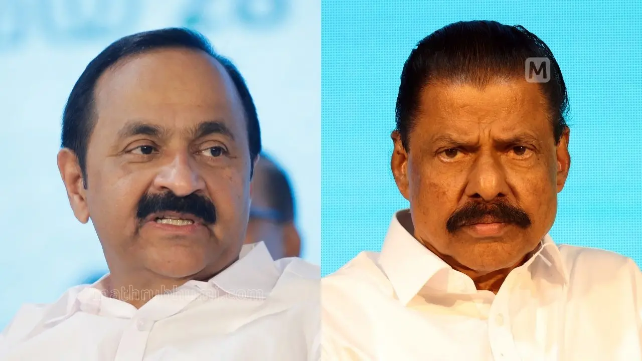 വി.ഡി. സതീശൻ | ചിത്രം: ബിനോജ് പി.പി., മാതൃഭൂമി | എം.വി. ഗോവിന്ദൻ | ചിത്രം: മുരളീകൃഷ്ണൻ ബി., മാതൃഭൂമി