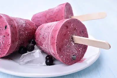 The four-ingredient summer ice pops: Apple, blueberry and ginger