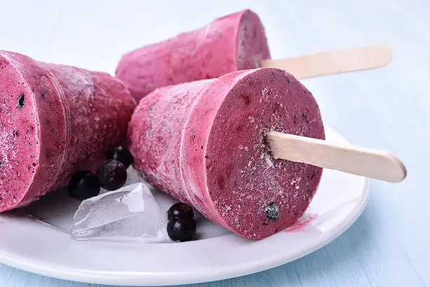 The four-ingredient summer ice pops: Apple, blueberry and ginger