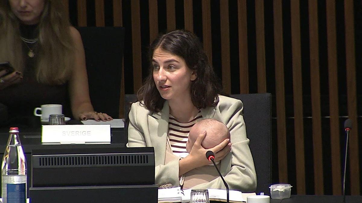 Swedish Climate Minister Makes History at EU Summit with 3-Month-Old Baby: A First in Global Diplomacy