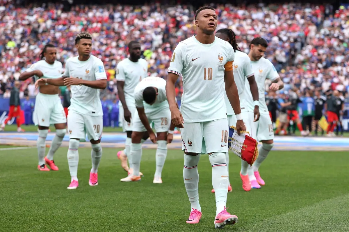 Kylian Mbappe #10 of France in 'Liberté kit' prepares for kick off before the FIFA World Cup 2026 Group I match between Norway and France | Photo: Getty Images via AFP