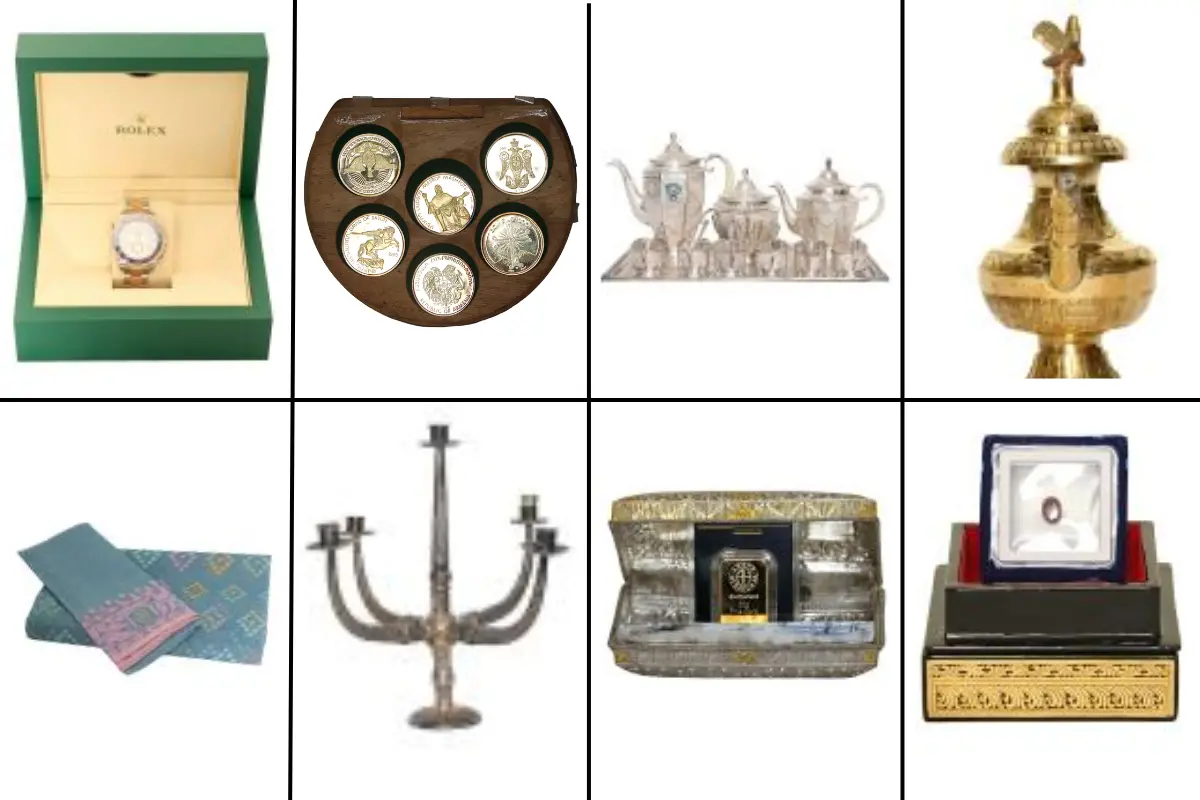 Collectibles at the Toshakhana Auction | Image: Toshakhana