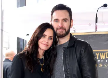 Courtney Cox and Johnny McDaid attend the Hollywood Walk of Fame Star Ceremony | Image: AFP
