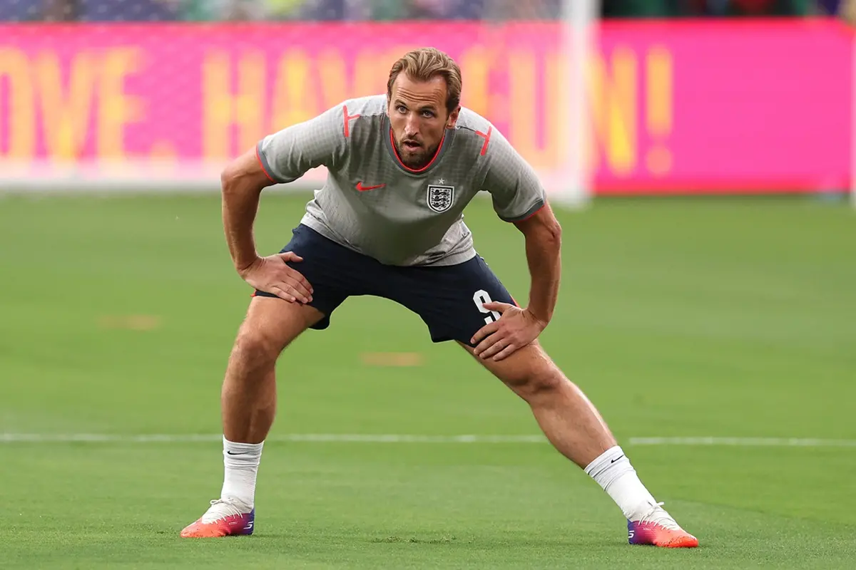 Harry Kane #9 of England warms up before the FIFA World Cup 2026 Group L match between Panama and England | Photo: AFP