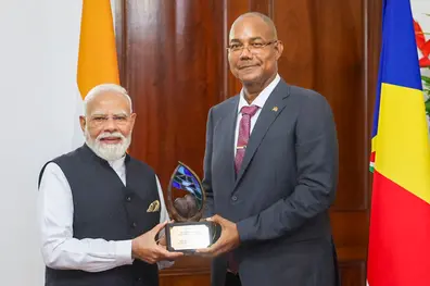 PM Modi holds high-level talks in Seychelles; conferred ‘Guardian of the Blue Horizon’ honour