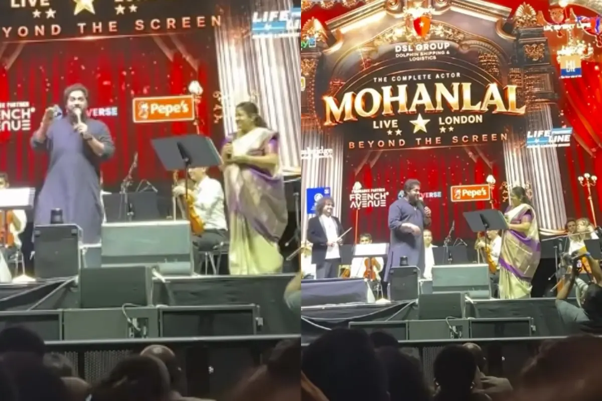 ധ്യാന് ശ്രീനിവാസനും കെ.എസ്. ചിത്രയും | Photo: Screen grab/ YouTube: The Way of Play