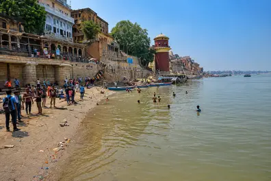Varanasi heatwave: Ganga water level drops, experts warn of deeper causes
