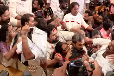 Shirts torn; woman councillors assaulted: TVM Corp council meeting turns into battleground | VIDEO