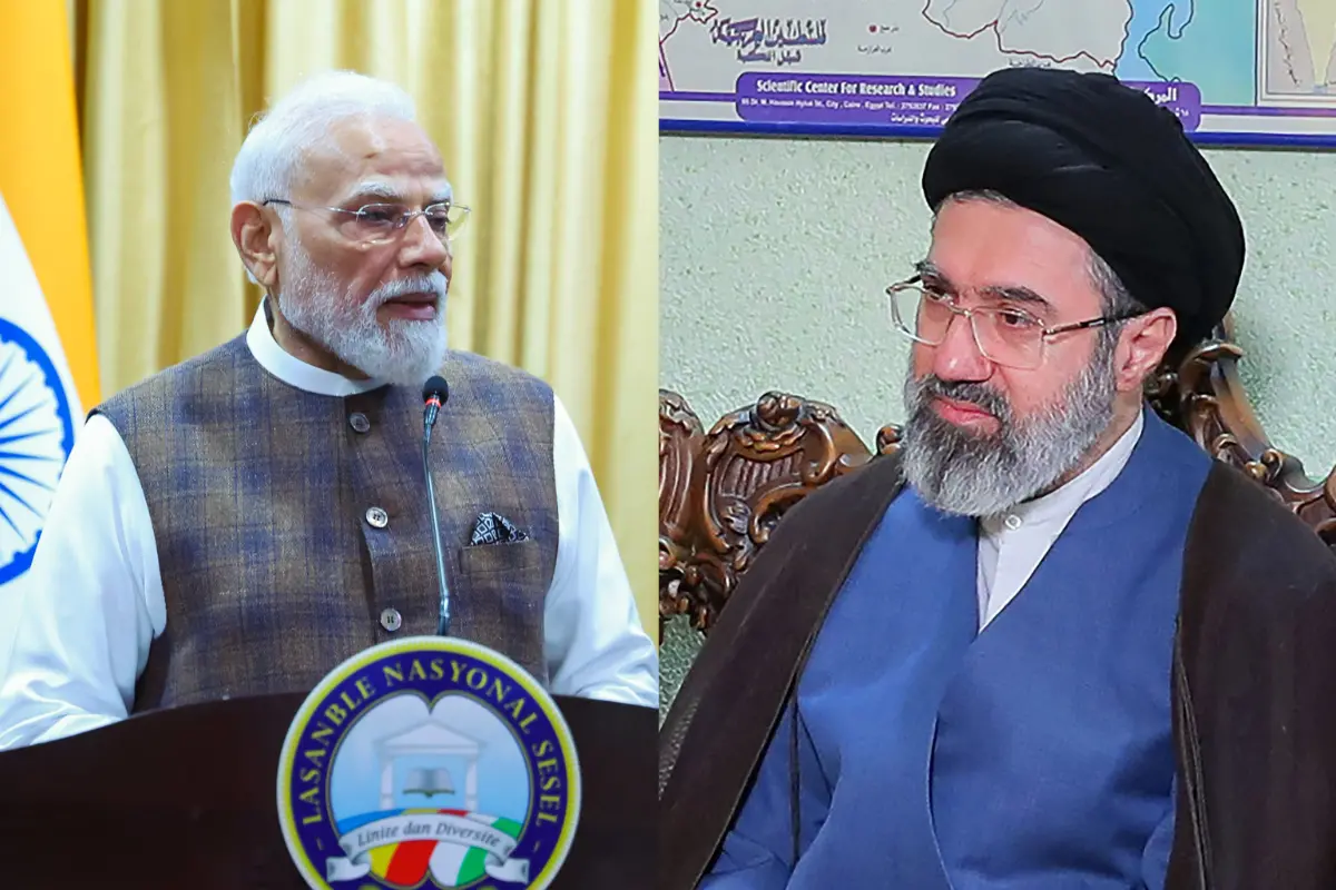 Narendra Modi, Mojtaba Khamenei | ANI/AFP