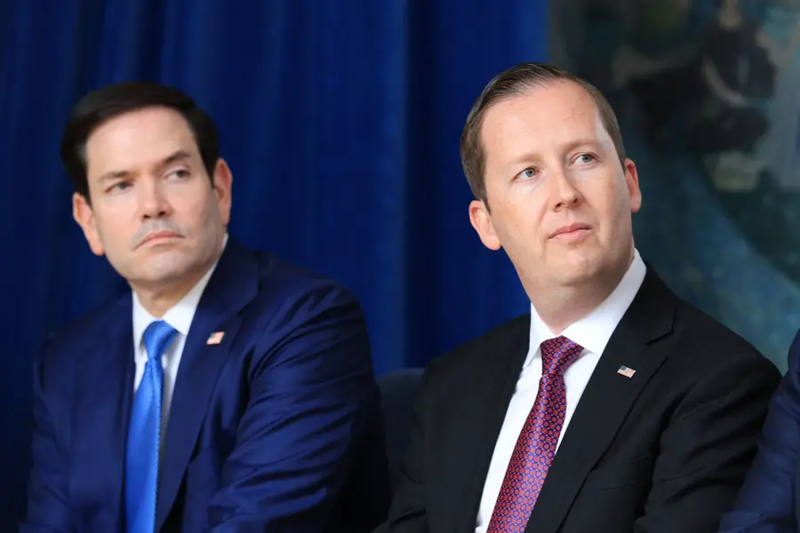 US Secretary of State Marco Rubio and US Ambassador to India Sergio Gor