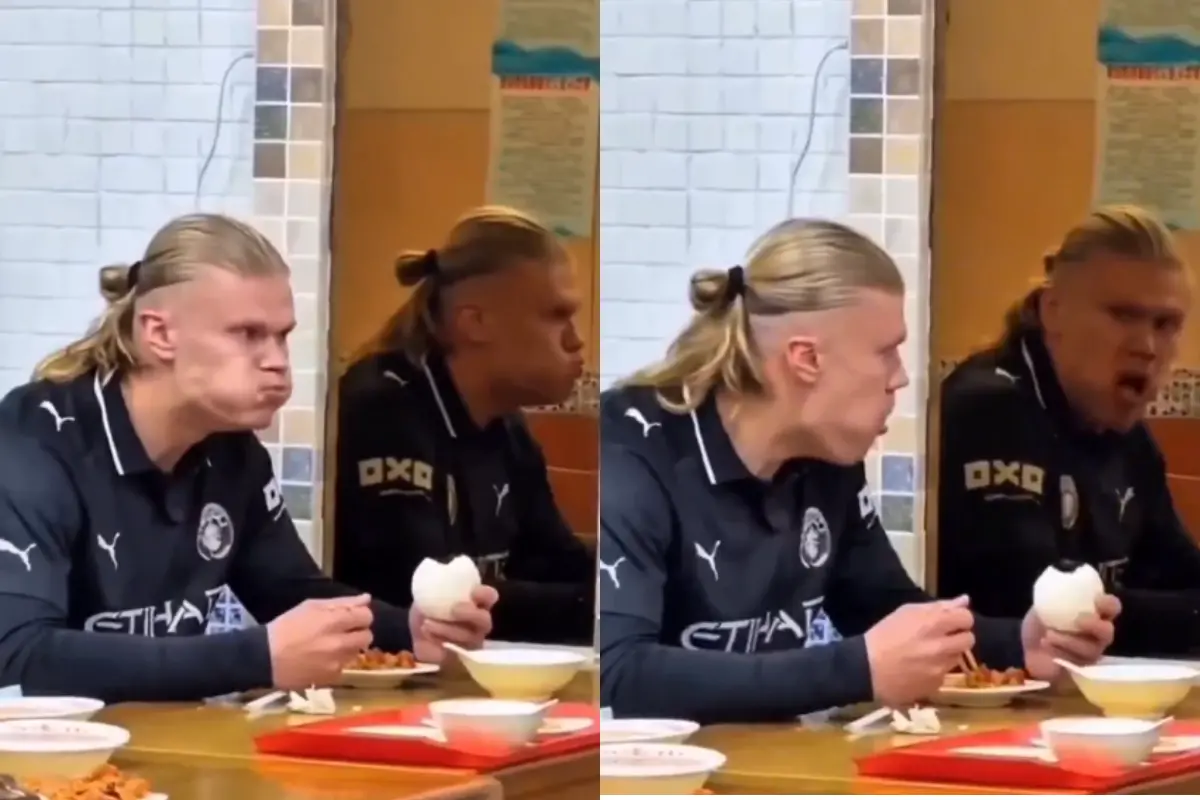 Erling Haaland viral video clip