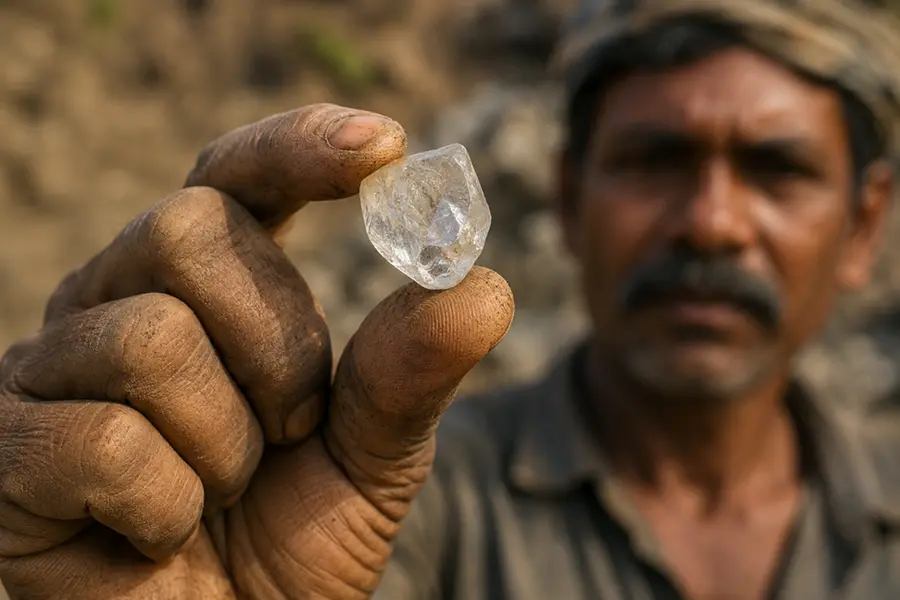 Fortune favours Panna tribal family with second massive diamond find | WATCH