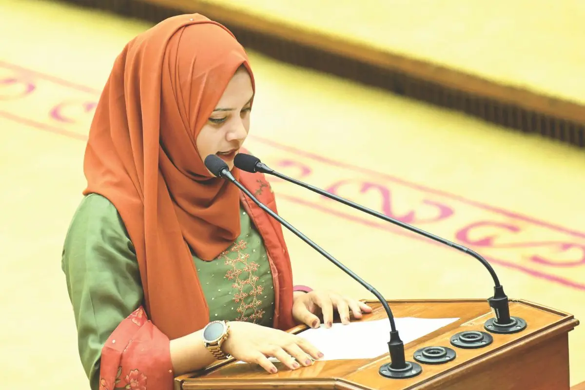 IUML MLA Fathima Tehlia. (Photo: MBI)