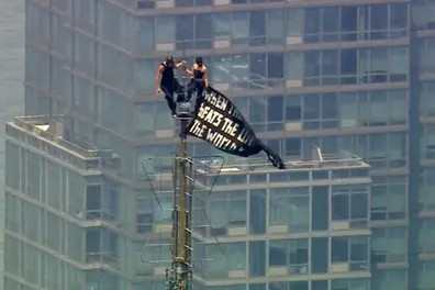 They climbed to the top of the Empire State Building to propose? Here's what happened next