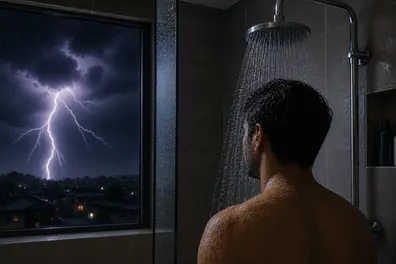 Is it safe to shower during a thunderstorm? Here's what experts say