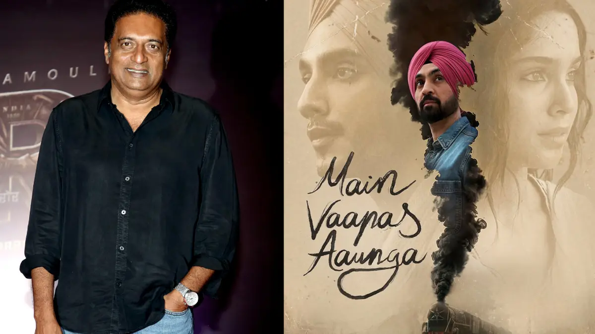From (L) Prakash Raj, poster of 'Main Vaapas Aaunga' | Photos: ANI/X