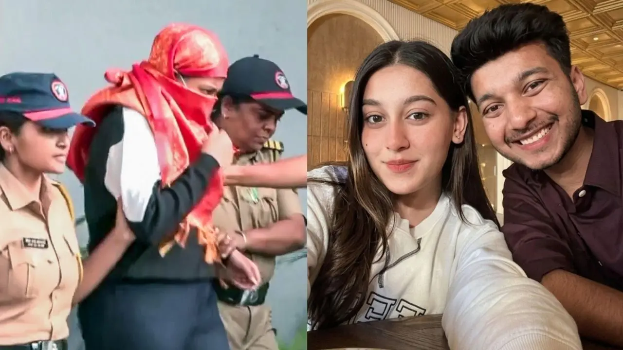 സിയ ഗോയലിനെ കോടതിയിലേക്ക് കൊണ്ടുപോകുന്നു | Photo: ANI | സിയയും ചേദനും (ഫയൽചിത്രം)