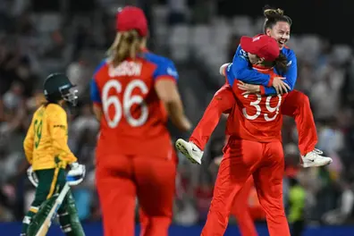 England storms into Women’s T20 World Cup final after dominant win over South Africa