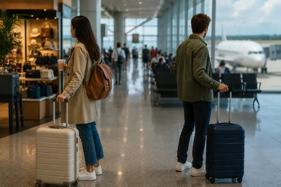 Why happy couples are choosing 'airport divorce' before every flight