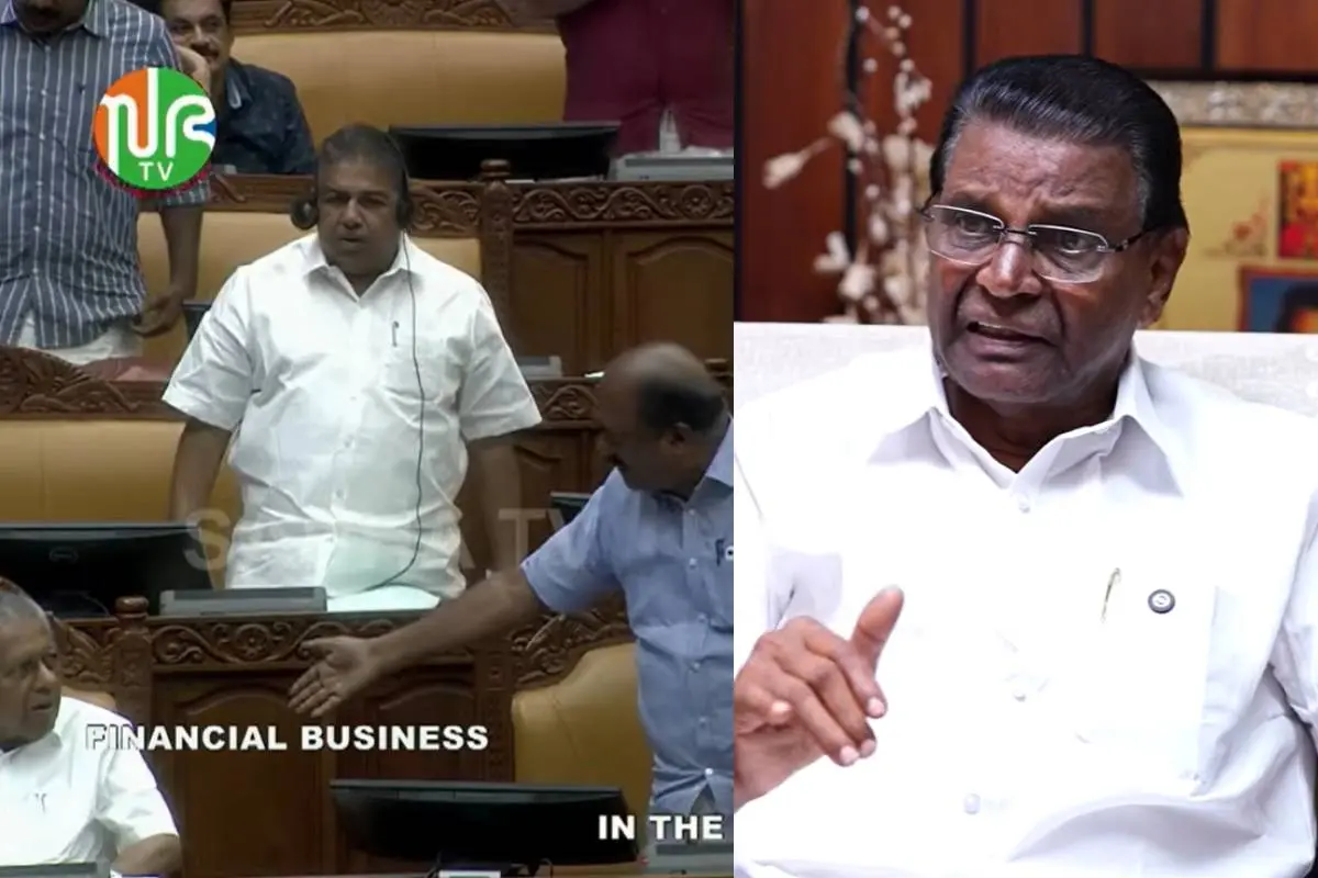 നിയമസഭയില്‍നിന്നുള്ള ദൃശ്യം, തിരുവഞ്ചൂര്‍ രാധാകൃഷ്ണന്‍