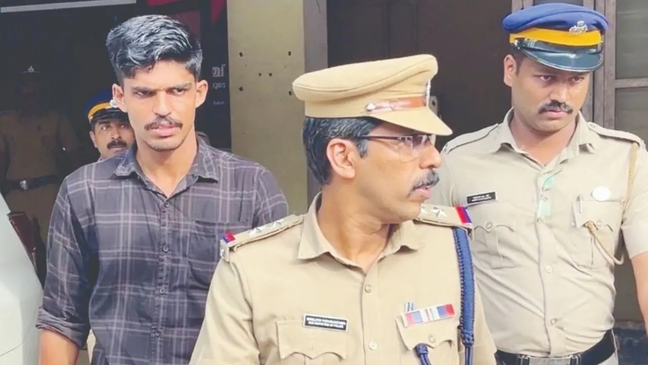 Arrested Jithin Bhaskar being taken for medical examination | File Photo: Mathrubhumi
