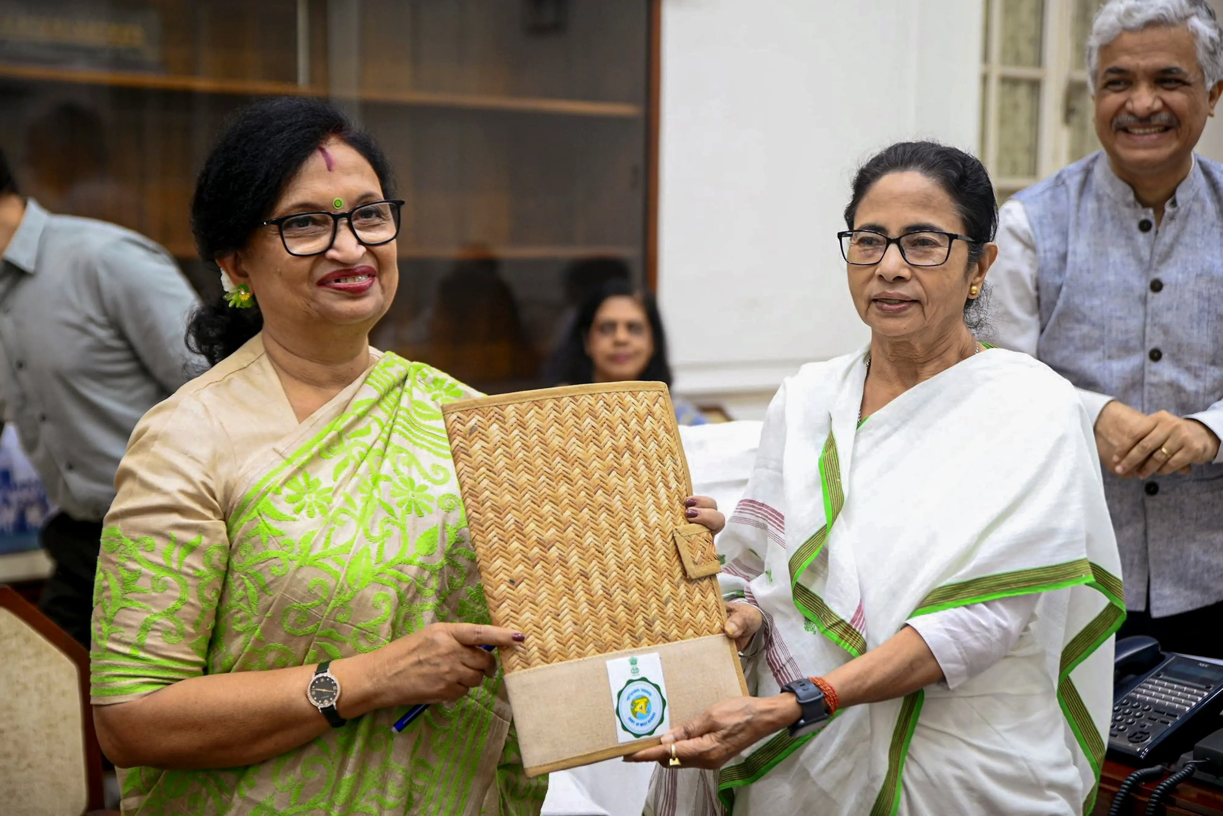 Chandrima Bhattacharya with Mamata Banerjee | File Photo: PTI