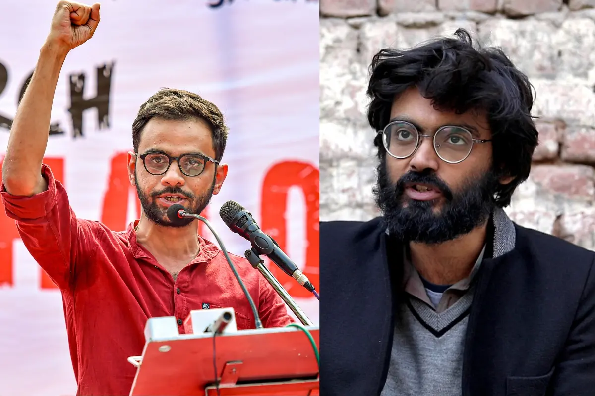 Umar Khalid and Sharjeel Imam