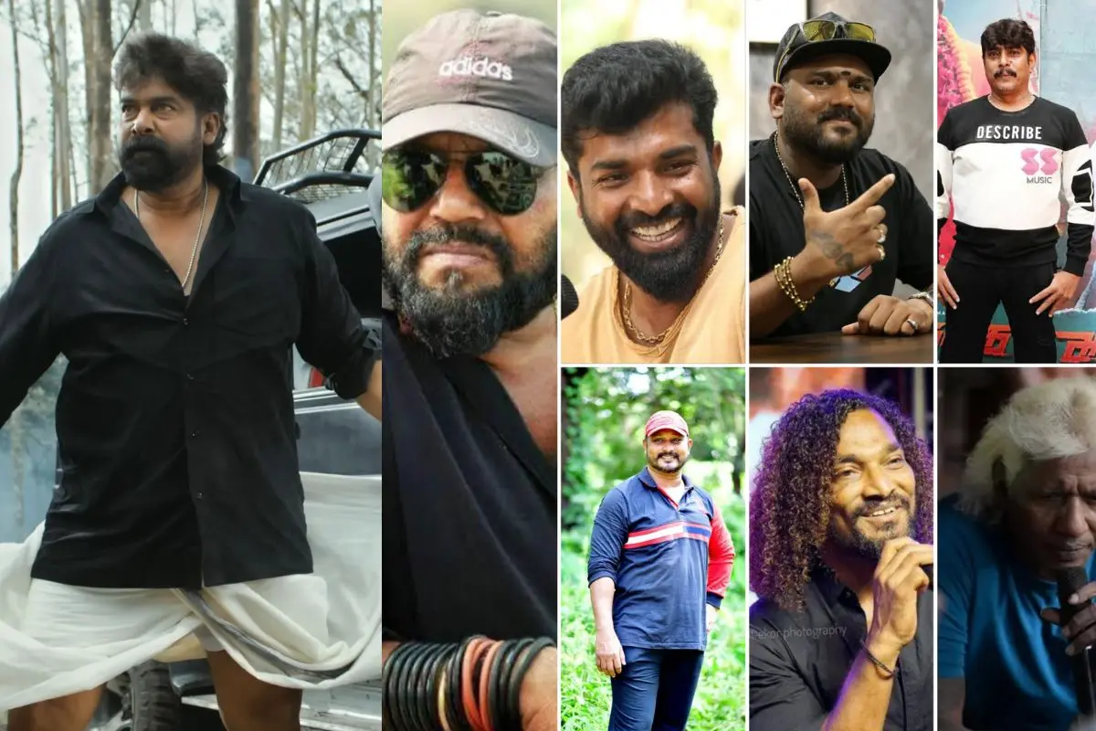 വരവ് എന്ന ചിത്രത്തിൽ ജോജു ജോർജ്, ചിത്രത്തിലെ സംഘട്ടനസംവിധായകർ | ഫോട്ടോ: സ്ക്രീൻഗ്രാബ്, അറേഞ്ച്ഡ്