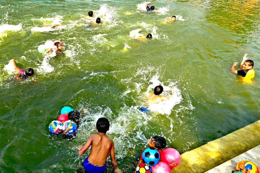 swimming
