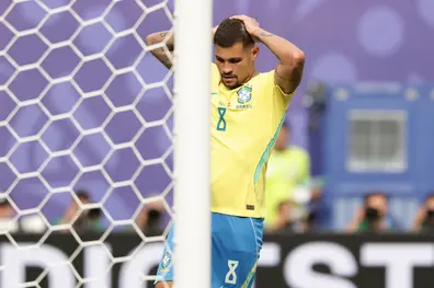 Why didn't Vinícius take Brazil's first penalty? Row erupts after Norway loss