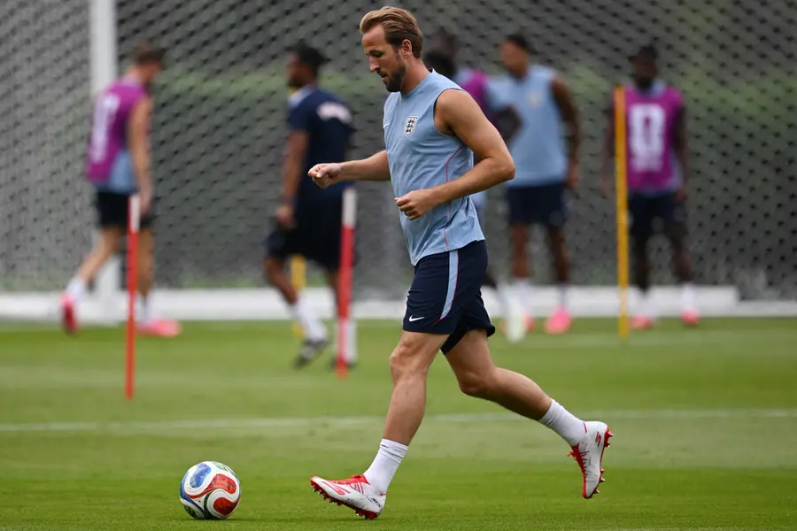 England's forward Harry Kane