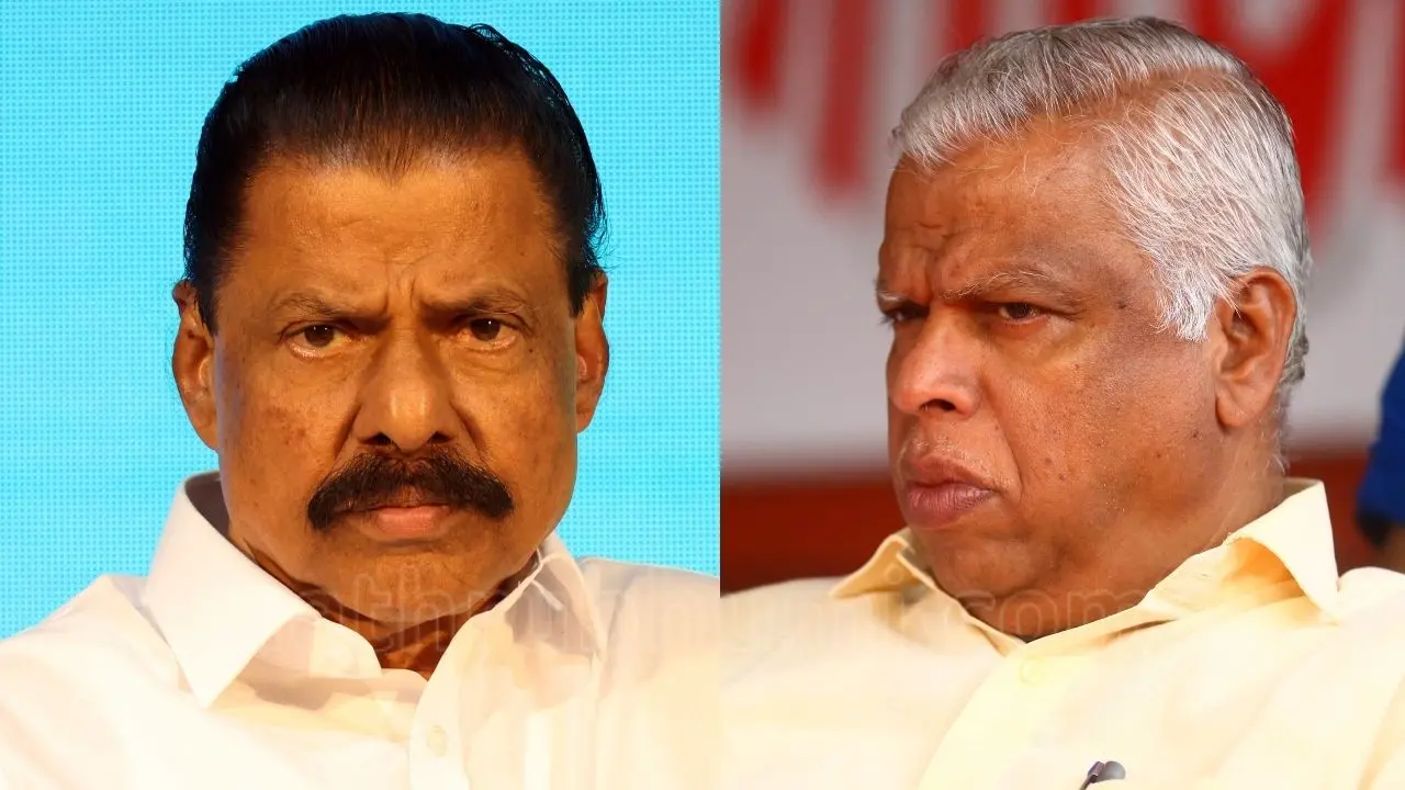 എം.വി. ഗോവിന്ദൻ | ചിത്രം: മുരളീകൃഷ്ണൻ ബി., മാതൃഭൂമി | എം.വി. ജയരാജൻ | ചിത്രം: റിഥിൻ ദാമു, മാതൃഭൂമി