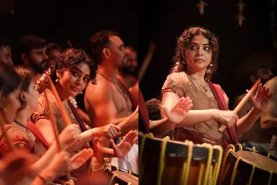 WATCH | Actress Rima Kallingal makes powerful Chenda debut with Panchari Melam
