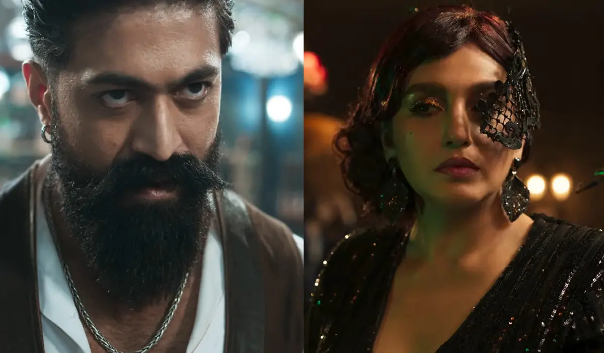ടോക്സിക്കിൽ യഷും ഹുമ ഖുറേഷിയും | Photo: Youtube/Zee Music South