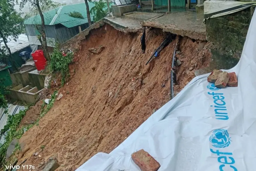 Eight Rohingya refugees, including five children, killed in Bangladesh landslides