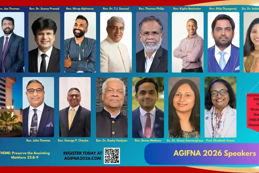 ഏജി കോൺഫറൻസ് (AGIFNA) ജൂലൈ 23 മുതൽ ഹൂസ്റ്റണിൽ