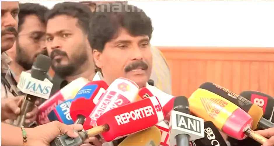 Minister T. Siddique | Photo: Mathrubhumi News/Screenshot