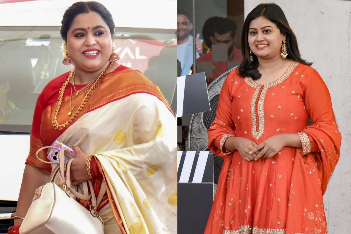 AMMA vice president Lakshmipriya (left) and actor Ansiba Hassan. An FIR has been registered against Lakshmipriya, her husband and a woman police officer following a complaint filed by Hassan. (Photos: PTI)