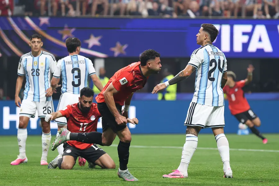 Argentina vs Egypt LIVE: Ibrahim's header stuns defending champions