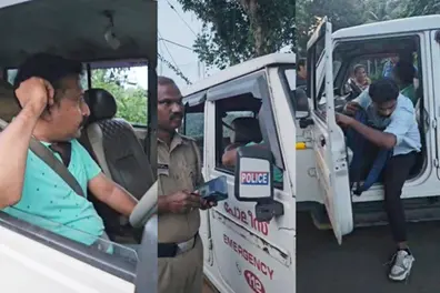 Three DANSAF officers suspended for driving police jeep recklessly in Pathanamthitta
